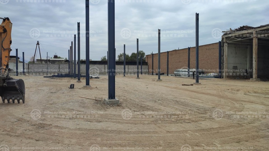 Kyrgyzstan Steel Structure Co., Ltd. Exports Steel Warehouse Project